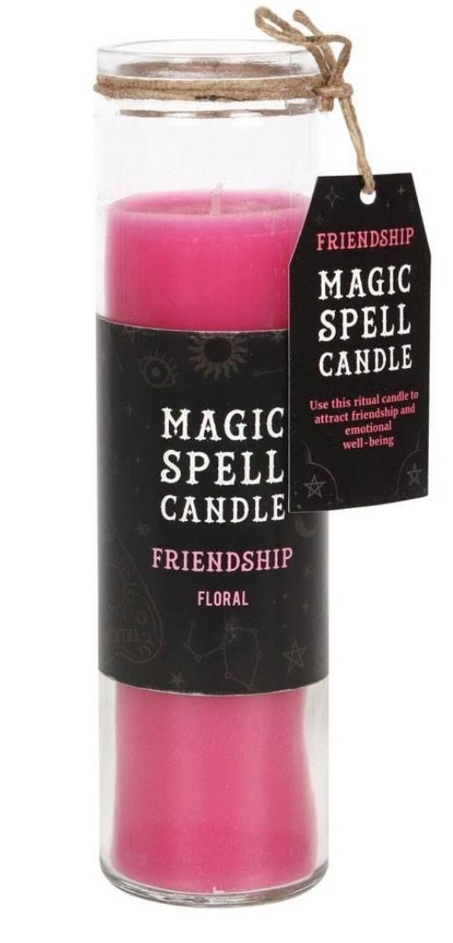 Bougie neuvaine " Amitiés " Floral 