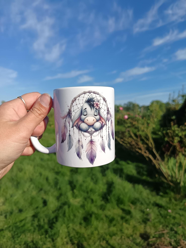 Tasse bourriquet attrape rêves 