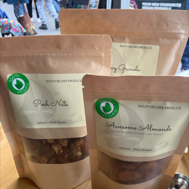 1 Granola,1 Posh Nuts, 1 Awesome Almonds 