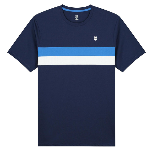 K-Swiss Men&#039;s Core Team Stripe Crew - Navy