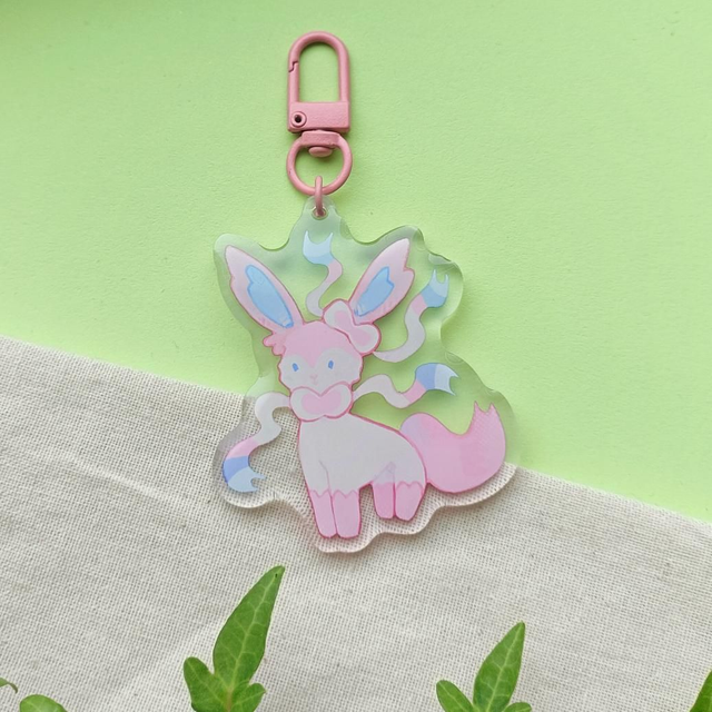sylvie - acrylic keychain - jumbo