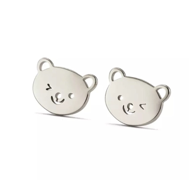 Bear Stud Earrings
