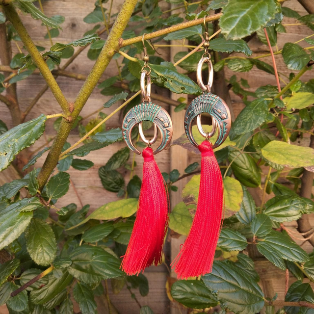 Tribal Tassel Earrings