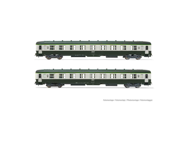 2 voitures DEV AO 2cl B9 HJ4181 H0