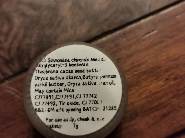 Colour Balm Sunkissed Shimmer (for lips, cheeks and eye lids) 10g WITH FREE BRUSH