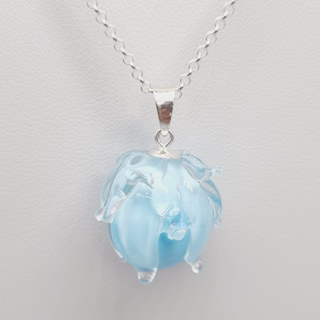 Pendentif Clochette bleue claire (grand modèle)