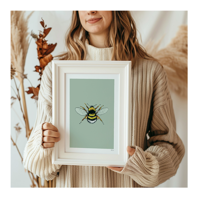 &#039;Bumblebee&#039; art print