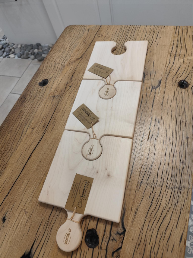 Dessous de plat puzzle érable sycomore