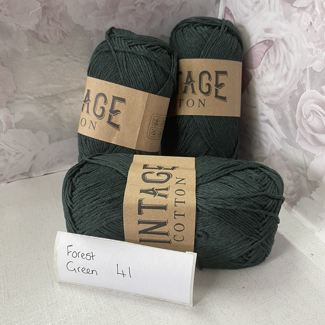 Vintage cotton DK Greens