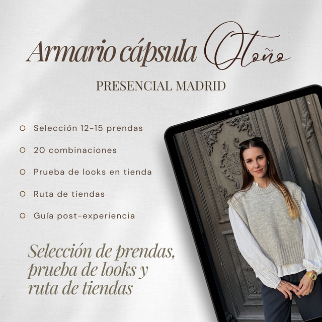 Armario Cáspula de Otoño - Presencial (Madrid)