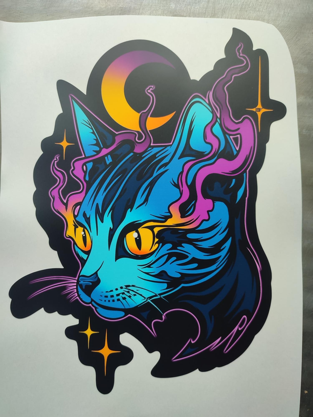 Chat ( blue ) Big sticker