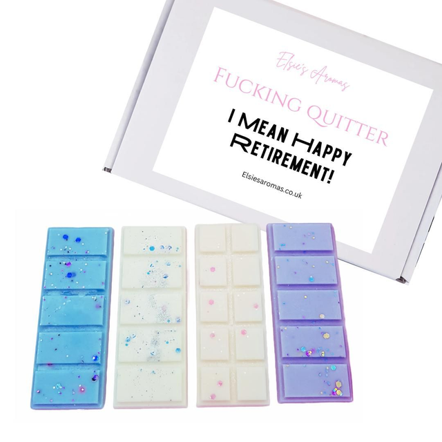 RETIREMENT GIFT BOX F**KING QUITTER, I MEAN HAPPY RETIREMENT