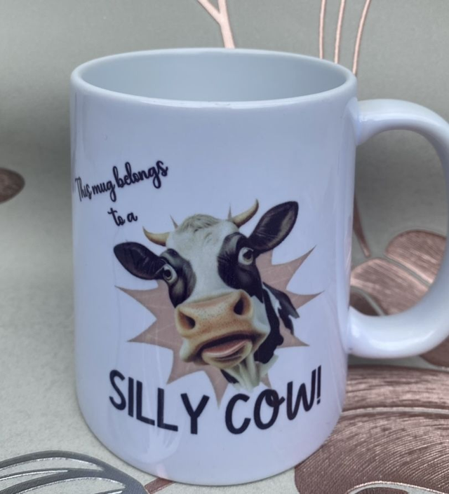 Silly cow mug