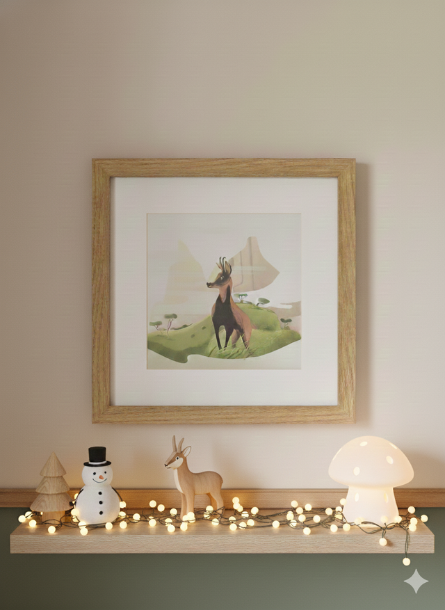 Cadre isard 20x20 cm