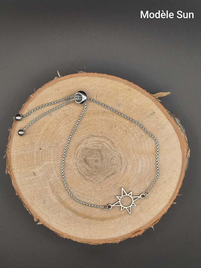 Bracelet Ajustable Argenté 