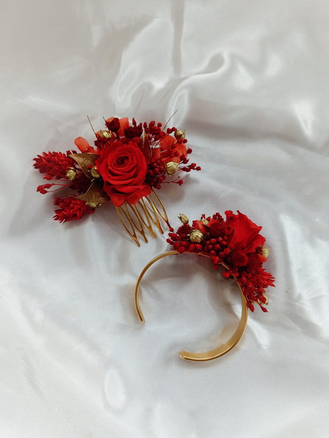 Ensemble Rouge &amp; Doré 