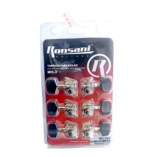 1094 - Tarraxas Para Violão Diecast MH 33X Cód 1094