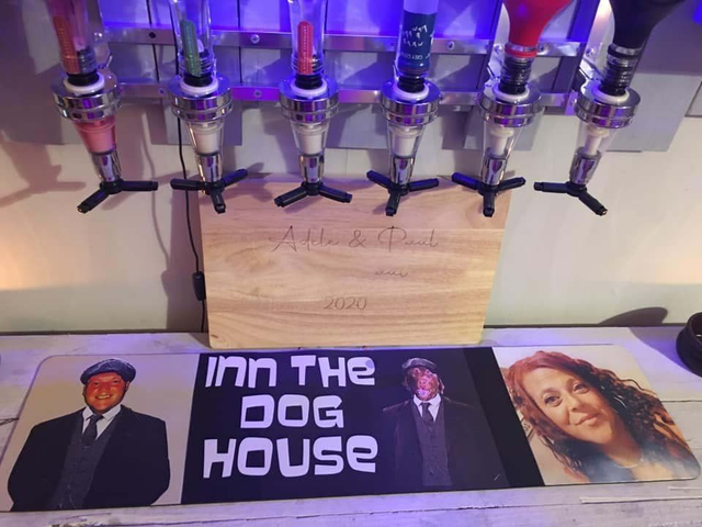 Personalised Bar Runner / Counter Mat - 83 x 22cm