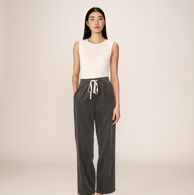 Corduroy Trousers Anthracite 