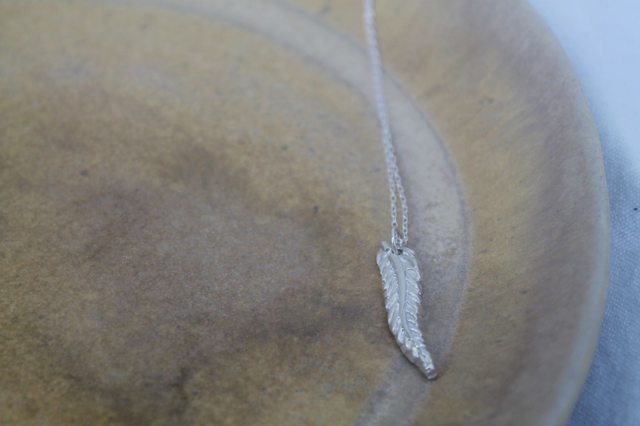 Fine Silver Fern Pendant