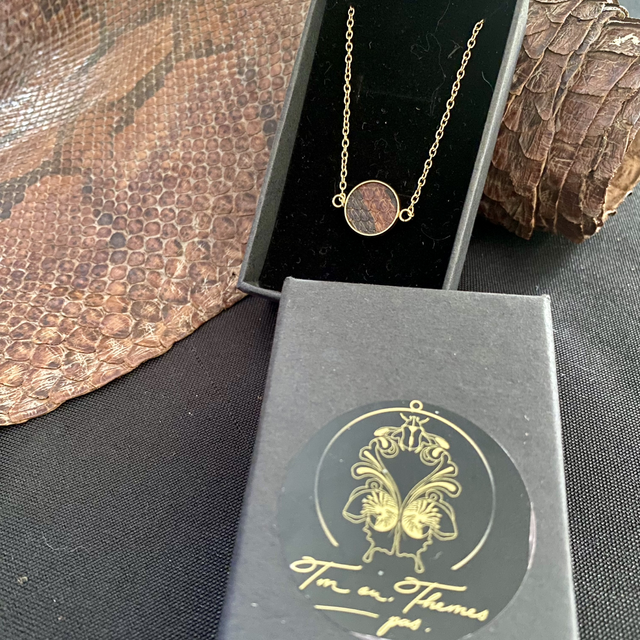 Bracelet en cuir de python