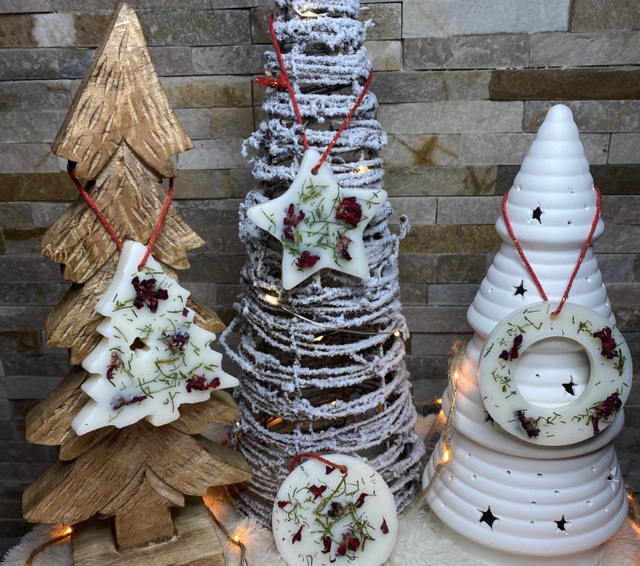 Suspensions parfumées sapin de Noël