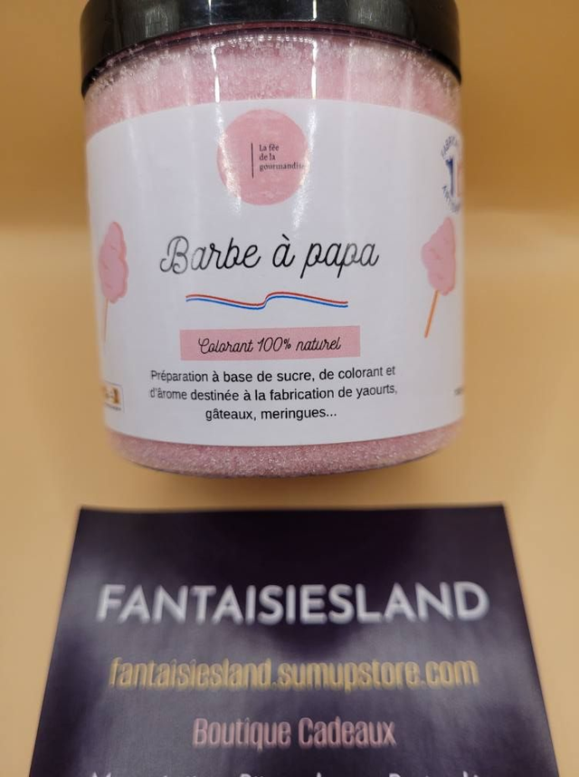 Sucre Aromatisé Barbe à Papa Pot de 250g 