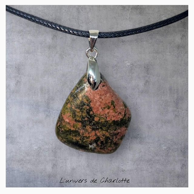Pendentif &quot;Unakite&quot; PN-099