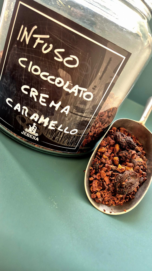 Infuso "mangia e bevi"  Cioccolato  Crema e Caramello