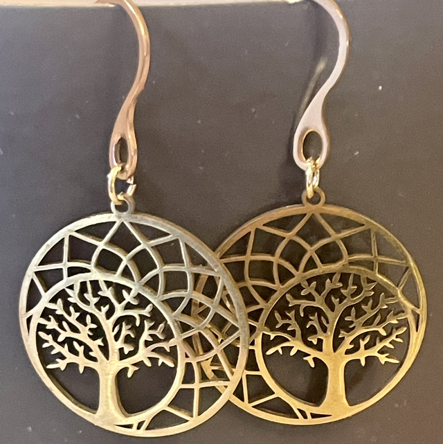 BO43 - Boucles d’oreilles arbre de vie 