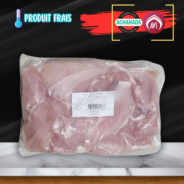Filet de poulet frais sachet de 2,5kg