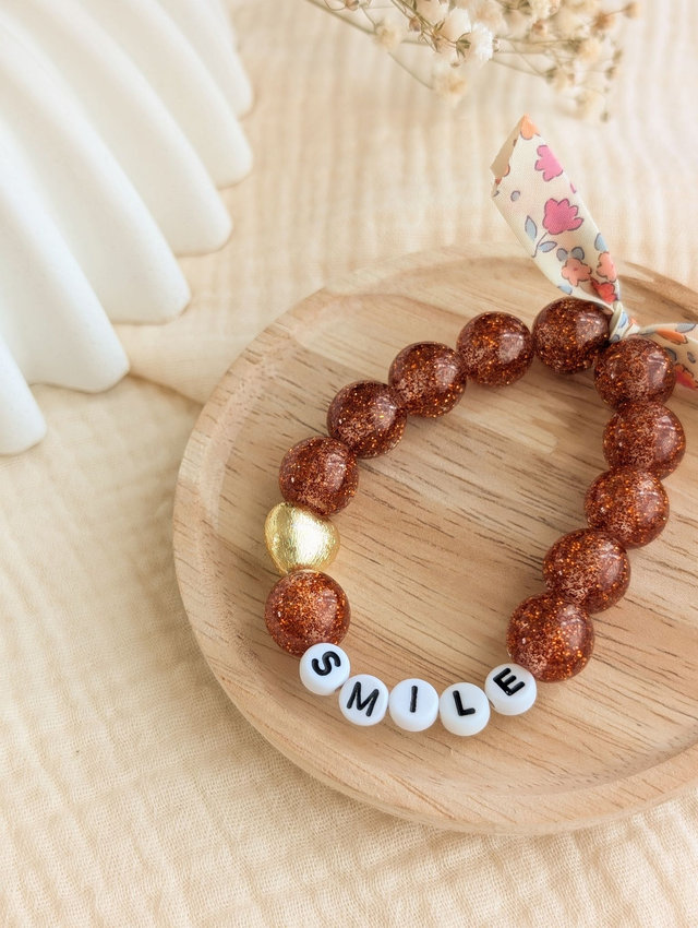 Bracelet Liberty Glowy Orangé adulte 