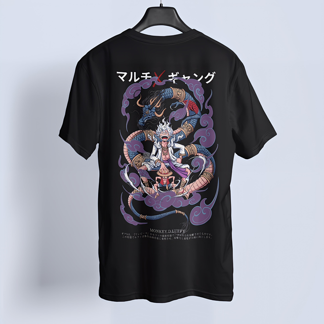 Luffy vs Kaido t-shirt, Gear 5, sun god nikka | One piece t-shirt 