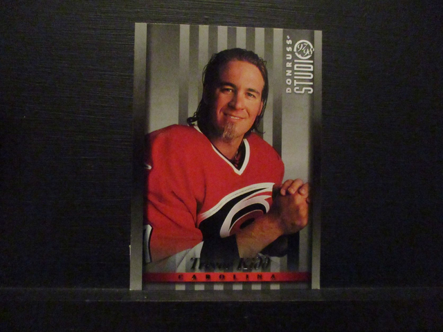 Trevor Kidd - NFL 1997 Donruss Studio Ice Hockey Original Trading Card #61