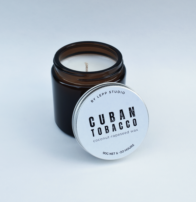 "CUBAN TOBACCO" candle 90g