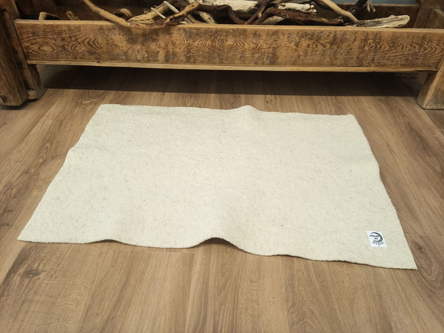 Tapis en Laine de mouton feutrée
