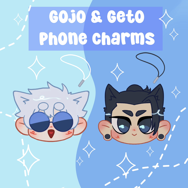 Jujutsu Kaisen Geto Gojo Phone Charms