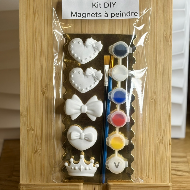 Kit de magnets à peindre (Princesse)