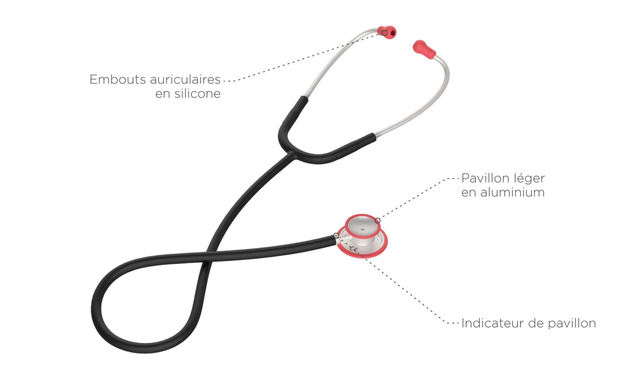 Stéthoscope PULSE II simple pavillon - Spengler 
