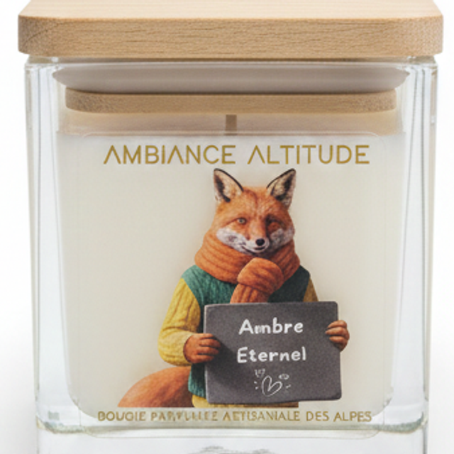 Vela 800gr AMBRE ETERNE