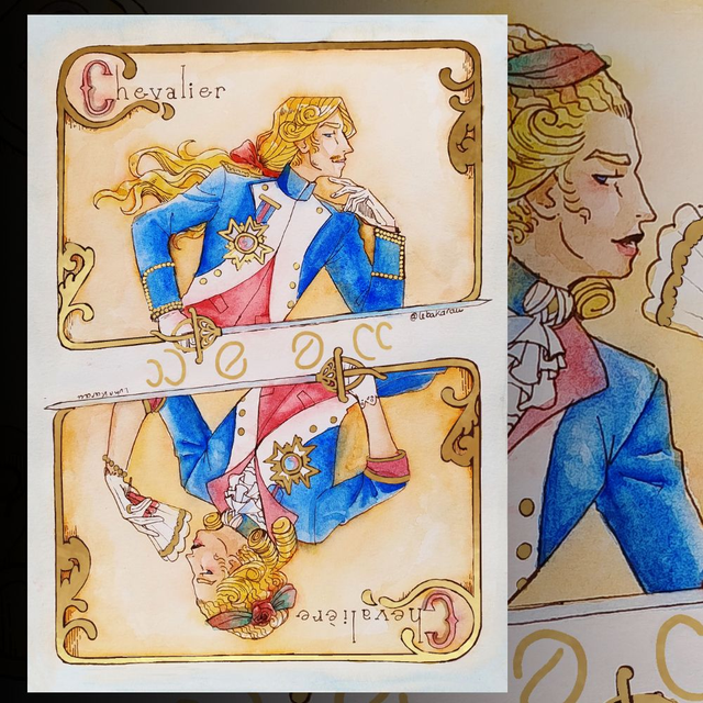 D'Éon - Carte Queer dorée