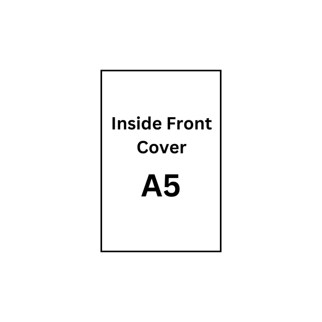 A5 inside front cover