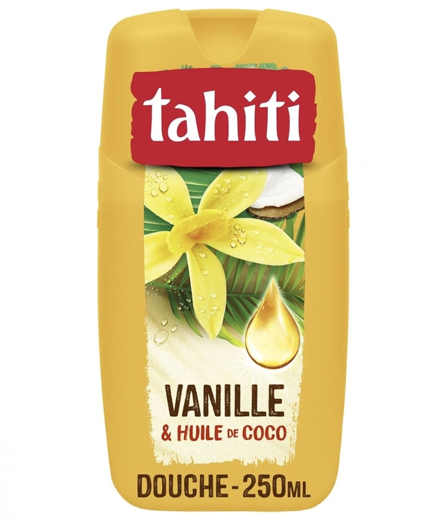 TAHITI Gel douche Hydratant Vanille et Huile de Coco