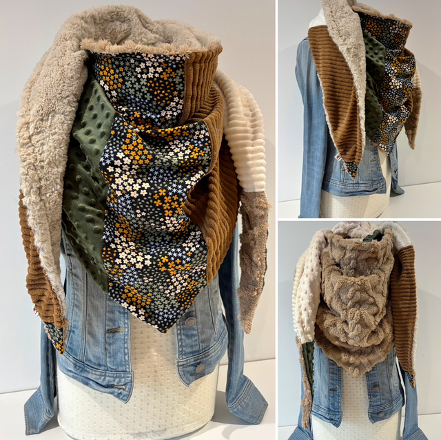 Maxi Chèche Double Patchwork 348