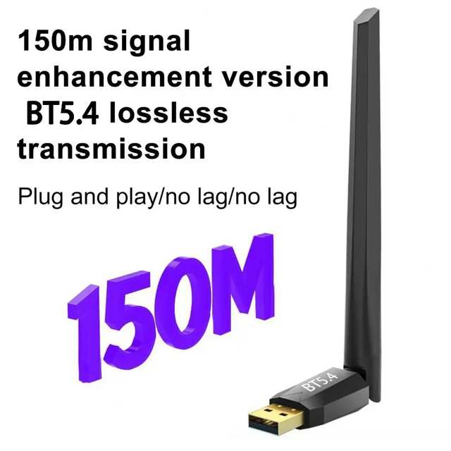 Adaptador Antena USB Bluetooth 5.4