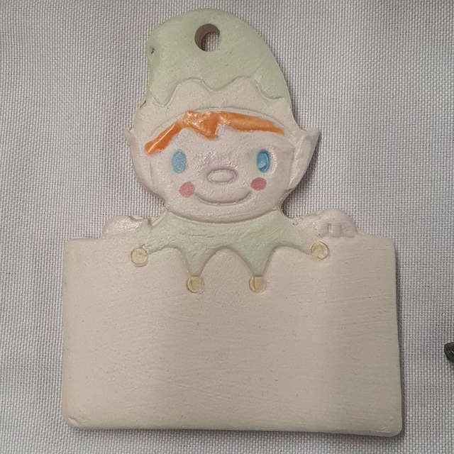 Orange haired Elf hanging decoration