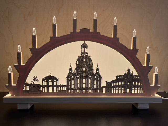 Schwibbogen Motiv „Frauenkirche Dresden“ 65cm