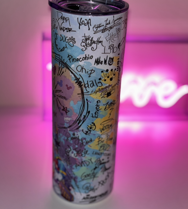 Tumbler Disney signature 