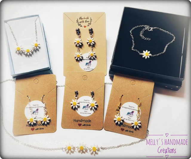 Daisy Flower Jewellery Collection