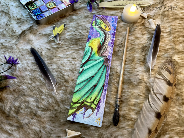 Wyvern vitrail Original